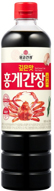 몽고간장 깊은맛 홍게간장 소스, 1개, 900ml