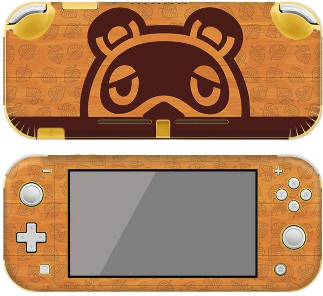 호후 닌텐도 스위치 라이트 커스터마이징 따러브 풀커버 쉴드 필름 스킨 전면 + 후면 세트, 04 갈색너굴, 1세트