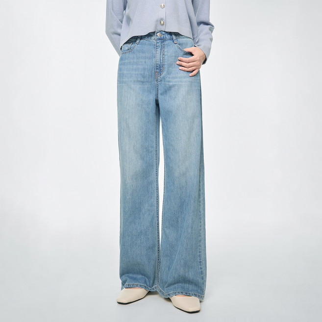 미쏘 여성용 쏘쿨 부츠컷 핏업데님 베이직 팬츠