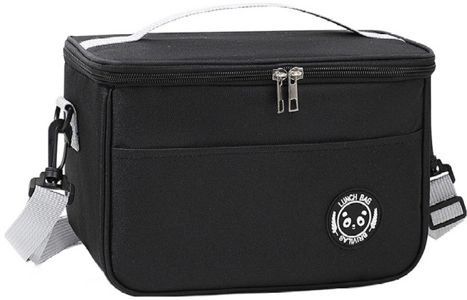 브리빌라스 라벤티아 휴대용 접이식 캠핑 미니 아이스백, 블랙, 5.7L