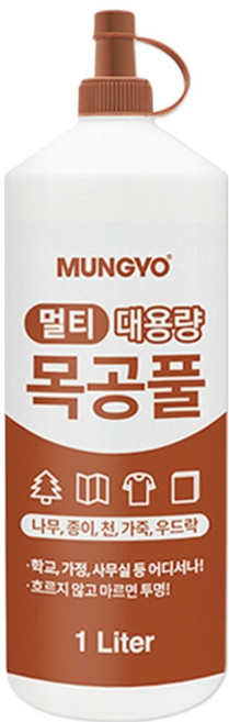 문교 멀티 목공풀, 1L, 1개