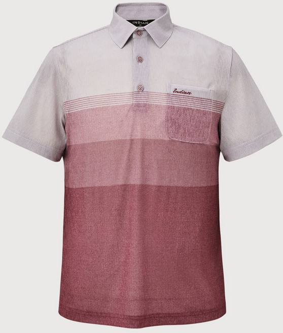 인디안 남성용 그라데이션 프린트 티셔츠 MITAS5M3141