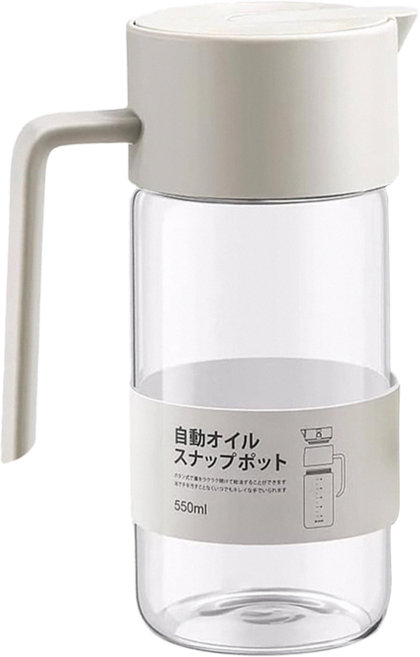 AHOYE 自動開合開蓋油壺/調味瓶, 550ml, 1個