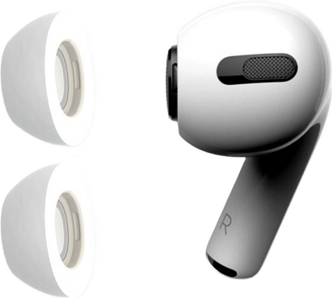 컴플라이 폼팁 이어팁 L 2p, 화이트, 1개, 에어팟 프로 1 / 2세대 NEW PACK