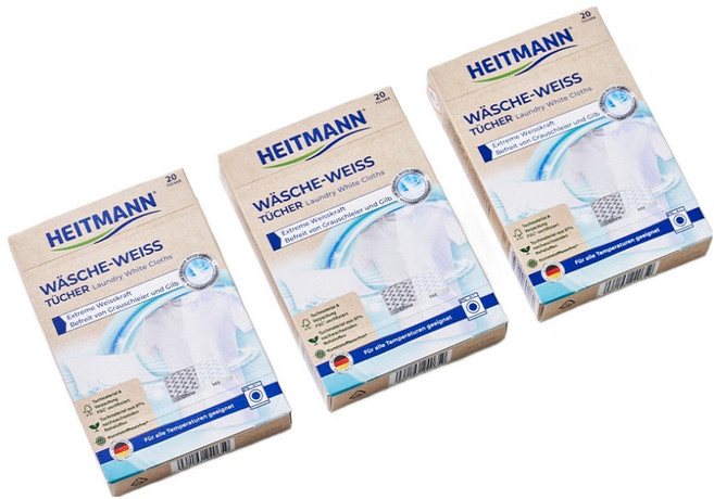 하이트만 세탁 표백시트, 20개입, 3개