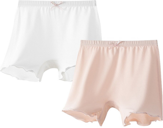 키즈데이 여아용 속바지 모달 60수 프릴 2종 세트