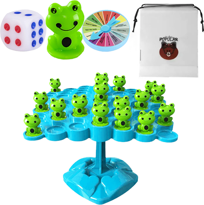해피아이몰 흔들흔들 개구리 균형잡기 보드게임 세트, 1세트