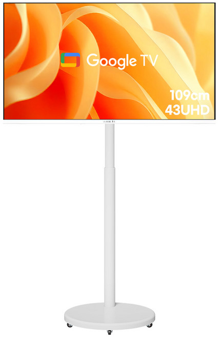 와이드뷰 4K UHD 스마트 TV + 와이드무빙뷰 삼탠바이미 V3 세트, 109cm(43인치), GTWV430UHD(TV), EKWBYME78W(스탠드), 스탠드형, 고객직접설치