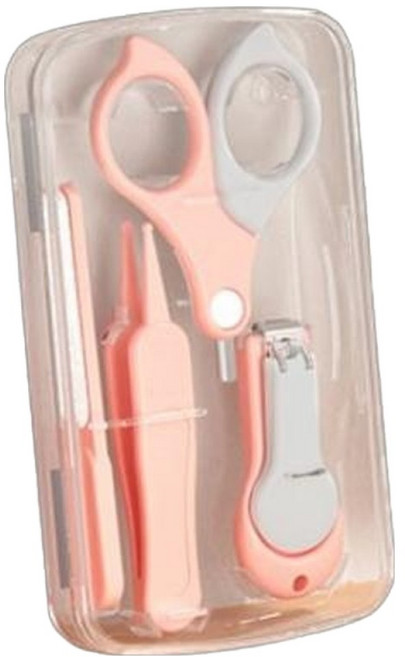 아늑공간 아동용 올인원 손톱깍이 세트, 레드, 1세트