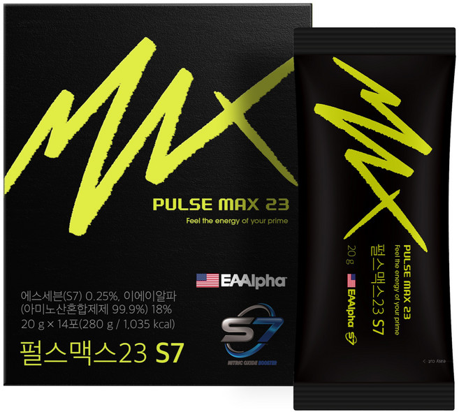 GC녹십자웰빙 펄스맥스 23 S7 EA-Alpha 헬스보조제, 14회분, 1개