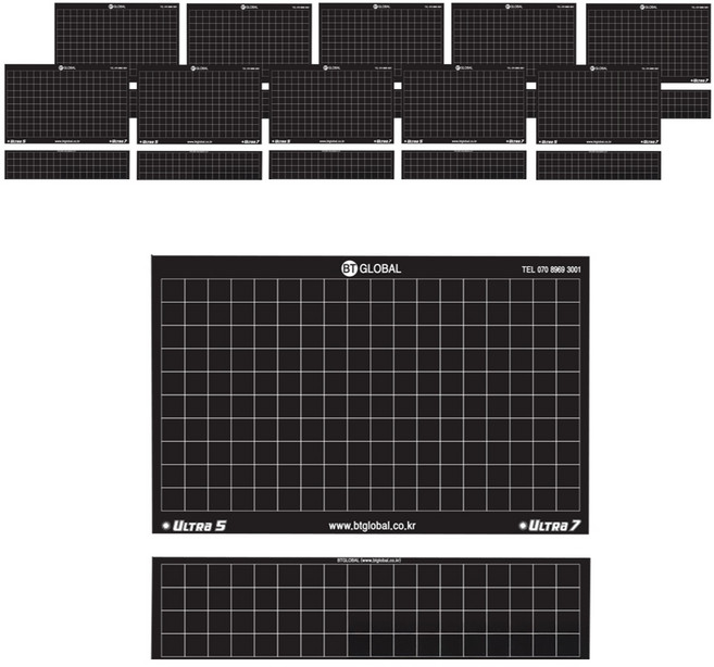 비티글로벌 모스헌터 울트라7 전용 접착페이퍼 대형 10p + 소형 10p 세트