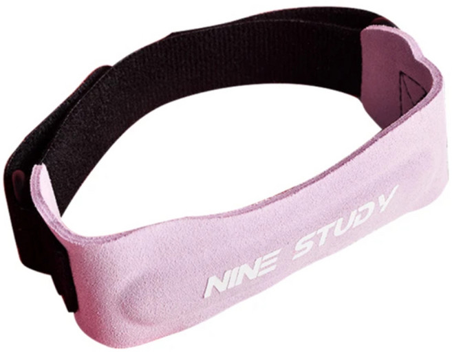NINE STUDY OMG 牛皮護膝髕骨帶/保護帶, 元氣粉, 1個