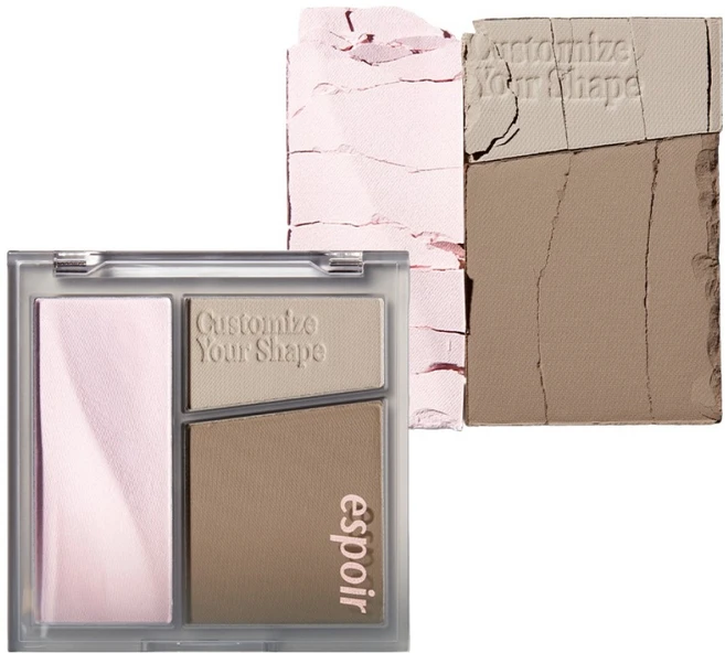 에스쁘아 톤페어링 컨투어 팔레트 10g, 2호 쿨 그레이, 1개 - 쿠팡