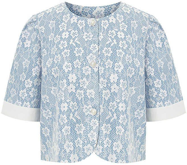 페이지플린 여성용 플라워 레이스 자켓 S5BJK003A