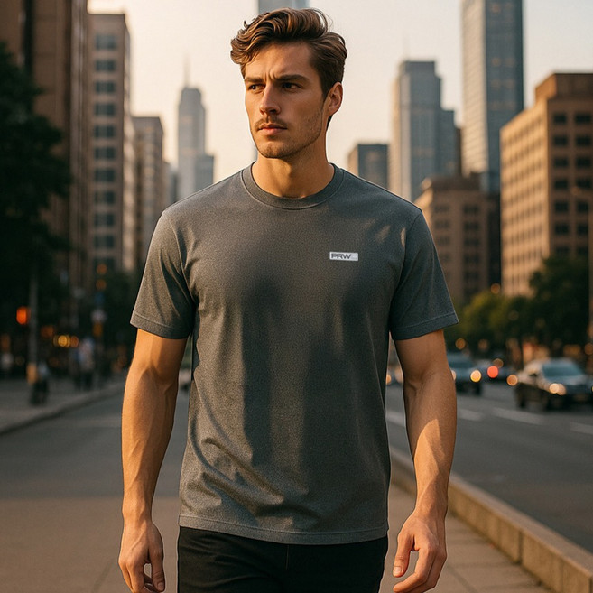 프로월드컵 남성용 기능성 라운드 반팔 티셔츠 S225-3529-1