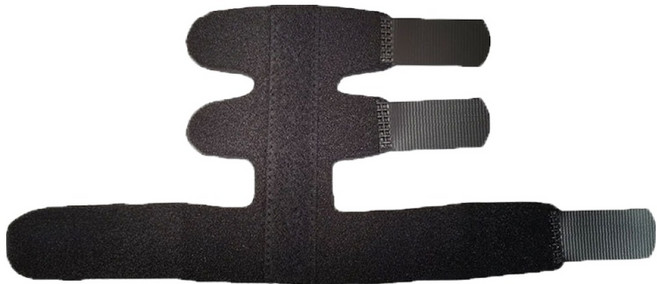 검지 중지 약지 새끼손가락 고정기구 보호대 블랙, 1개