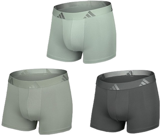 아디다스 남성용 스포티 시그니처 드로즈 3종 세트