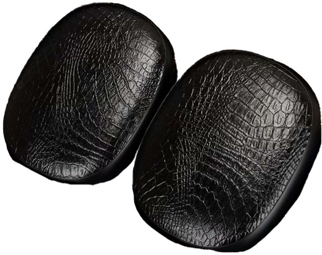 알로데 악어 가죽 에어팟맥스 케이스 AirPods Max, NO 01 블랙, 2개