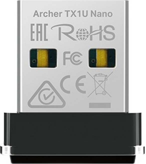 티피링크 AX300 Wi-Fi 6 무선 나노 USB 랜카드 데스크탑용, 1개, Archer TX1U Nano