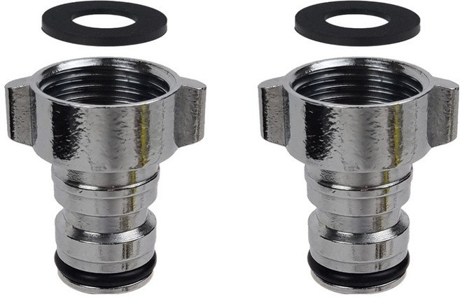 BK 수도부품 신형 세탁 황동 커플링, 2개, 모로62