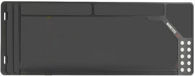 서바이벌 총기수입 패드, 블랙, 1개