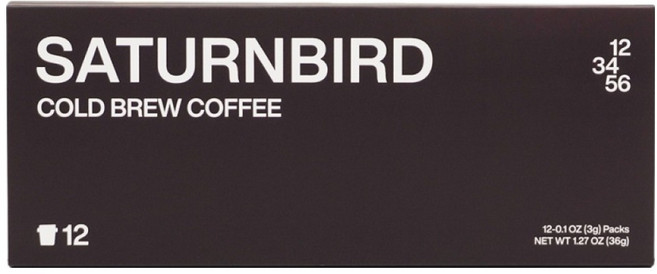새턴버드 넘버 시리즈 콜드브루 커피 Hello Coffee Lover 6종 x 2p 세트, 3g, 12개입, 1개