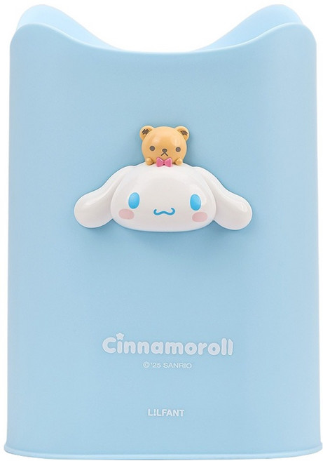 릴팡 시나모롤 피규어 사각 스윙 휴지통, 혼합색상