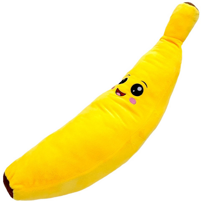 둥둥펫 강아지 대형 애착인형 대왕바나나 장난감, 옐로우, 1개
