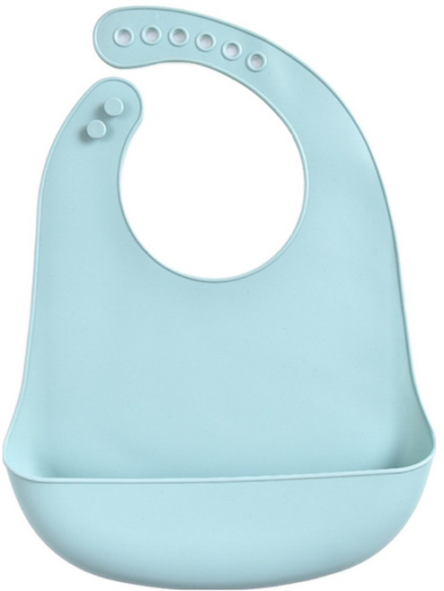 플렉스라인 노인 환자 실리콘 턱받이, 그린, 1개