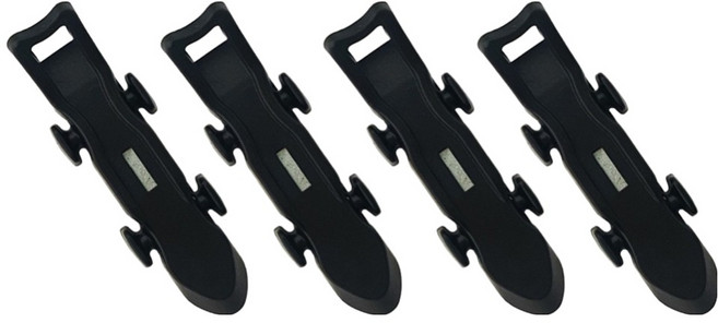 즐낚 마그네틱 훅키퍼, 4개, 블랙