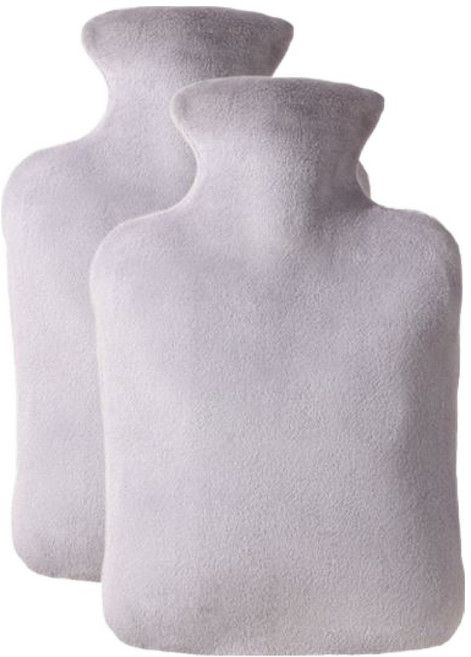 아이이 노블리 보온 물주머니 2L, 그레이, 2개