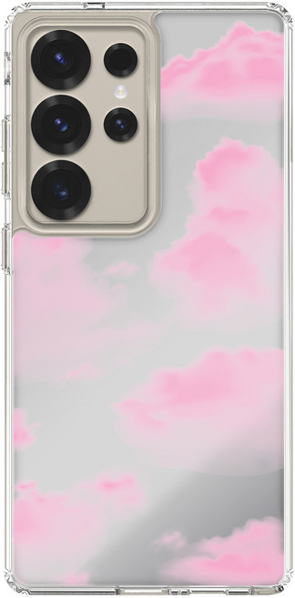 모란카노 퓨어쉴드 투명 레이어드 디자인 미러 체인지 스킨 범퍼 휴대폰 케이스