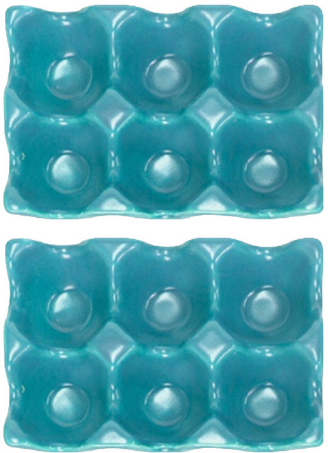 구디푸디 세라믹 에그 트레이, 오션 블루, 2개