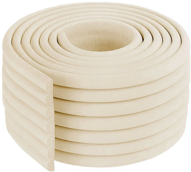 베이루 넓은쿠션 엠보 모서리보호대, 1개, 연베이지