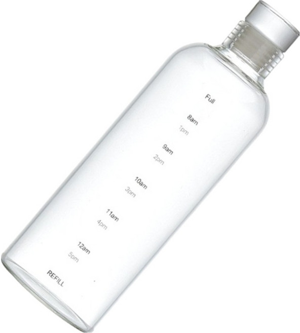 워터하마 내열 유리 눈금물병, 투명, 1L, 1개