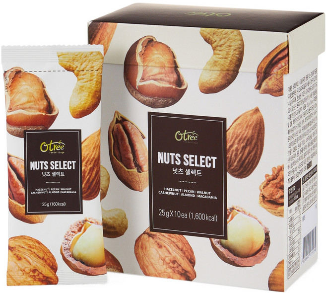오트리 넛츠 셀렉트 10p, 250g, 1개