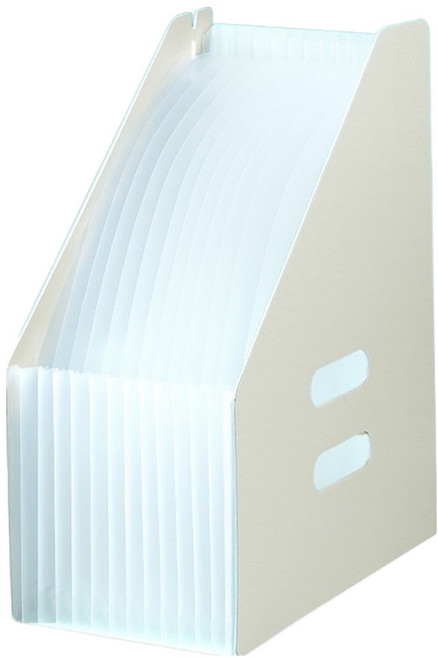 리브에잇 아코디언 서류정리 파일보관함 세로형 13칸, 아이보리
