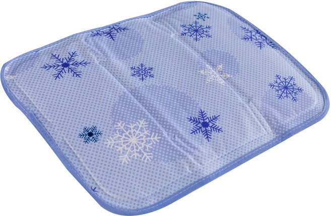 SANKi 三貴 3D網固態凝膠冰涼枕坐墊, 雪花紫, 涼感墊