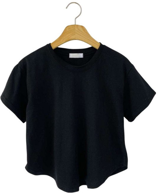 Andaromi 女款 Dipped 短版短袖T恤