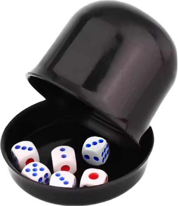 집사모임 주사위 게임 세트, 블랙, 1세트
