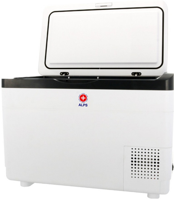 알프스 차량 가정용 이동식 캠핑 냉장 냉동고, 30L, 화이트