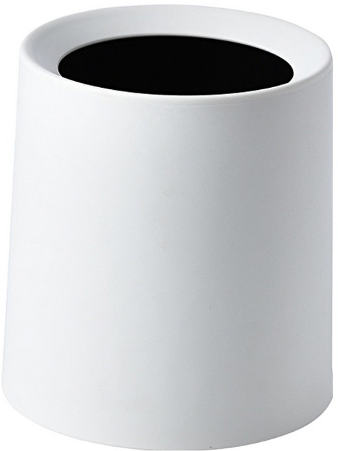 KODACHIEF 심플한 미니휴지통 뚜껑없음, 화이트