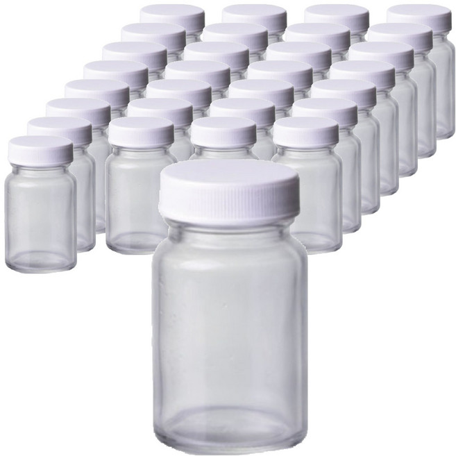 영양제 보관 소분 유리병, 35개, 60ml