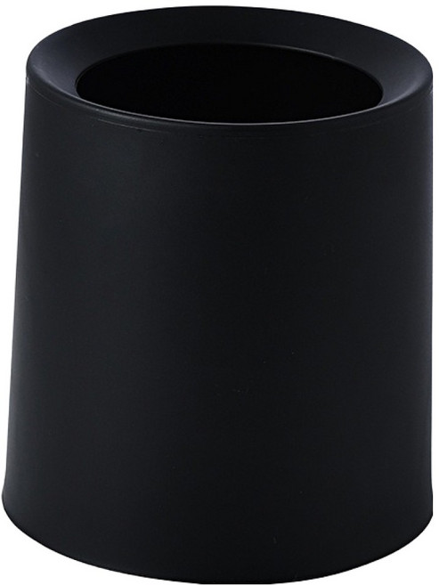 KODACHIEF 심플한 미니휴지통 뚜껑없음, 블랙