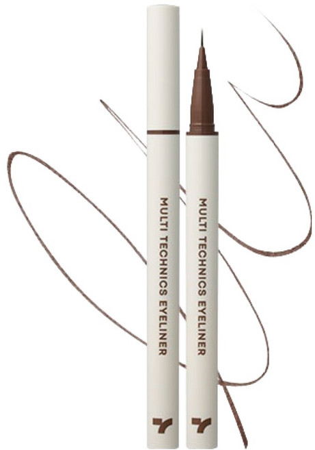 TONYMOLY I-TONE 多功能眼線液筆 0.6g, 1個, 02深棕色