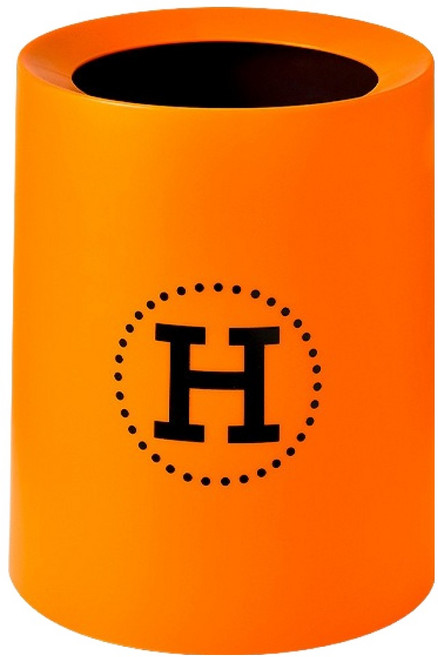 KODACHIEF 심플한 미니휴지통 뚜껑없음, 오렌지 H