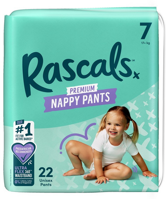 라스칼프렌즈 프리미엄 팬티형 기저귀, 7단계, 22매