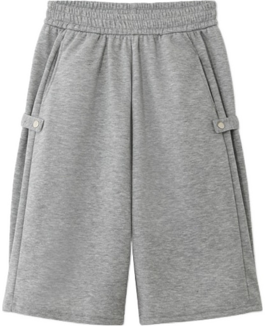 엠엔씨 남녀공용 스냅버튼 버뮤다 밴딩반바지 MDSP284LJ