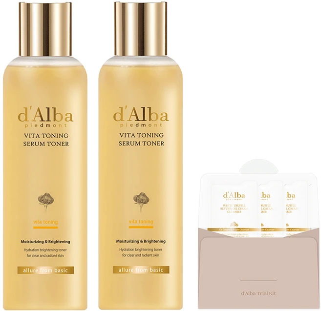달바 비타 토닝 세럼 토너, 180ml, 2개 - 쿠팡
