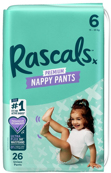 라스칼프렌즈 프리미엄 팬티형 기저귀 남여공용, 6단계, 26매